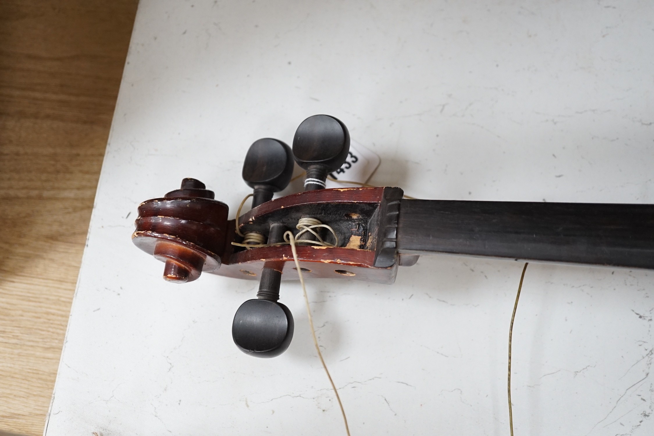 A 3/4 size cello